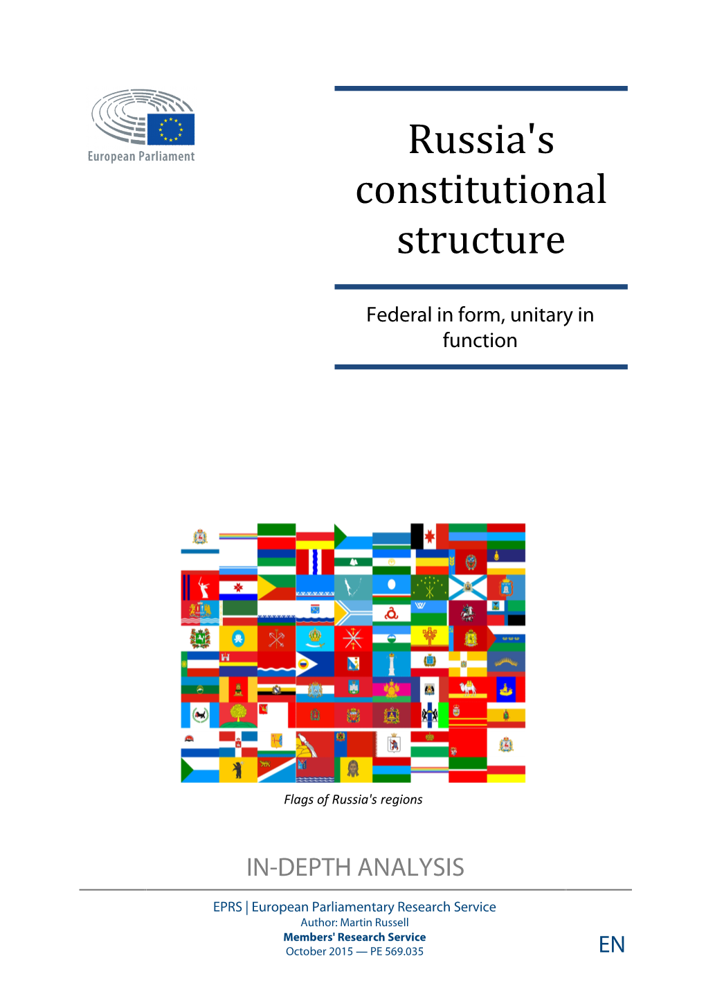 Russia's Constitutional Structure Page 1 of 17