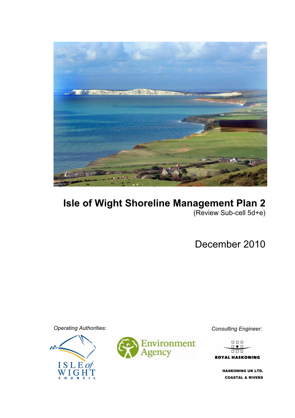 Isle of Wight Shoreline Management Plan 2 December 2010