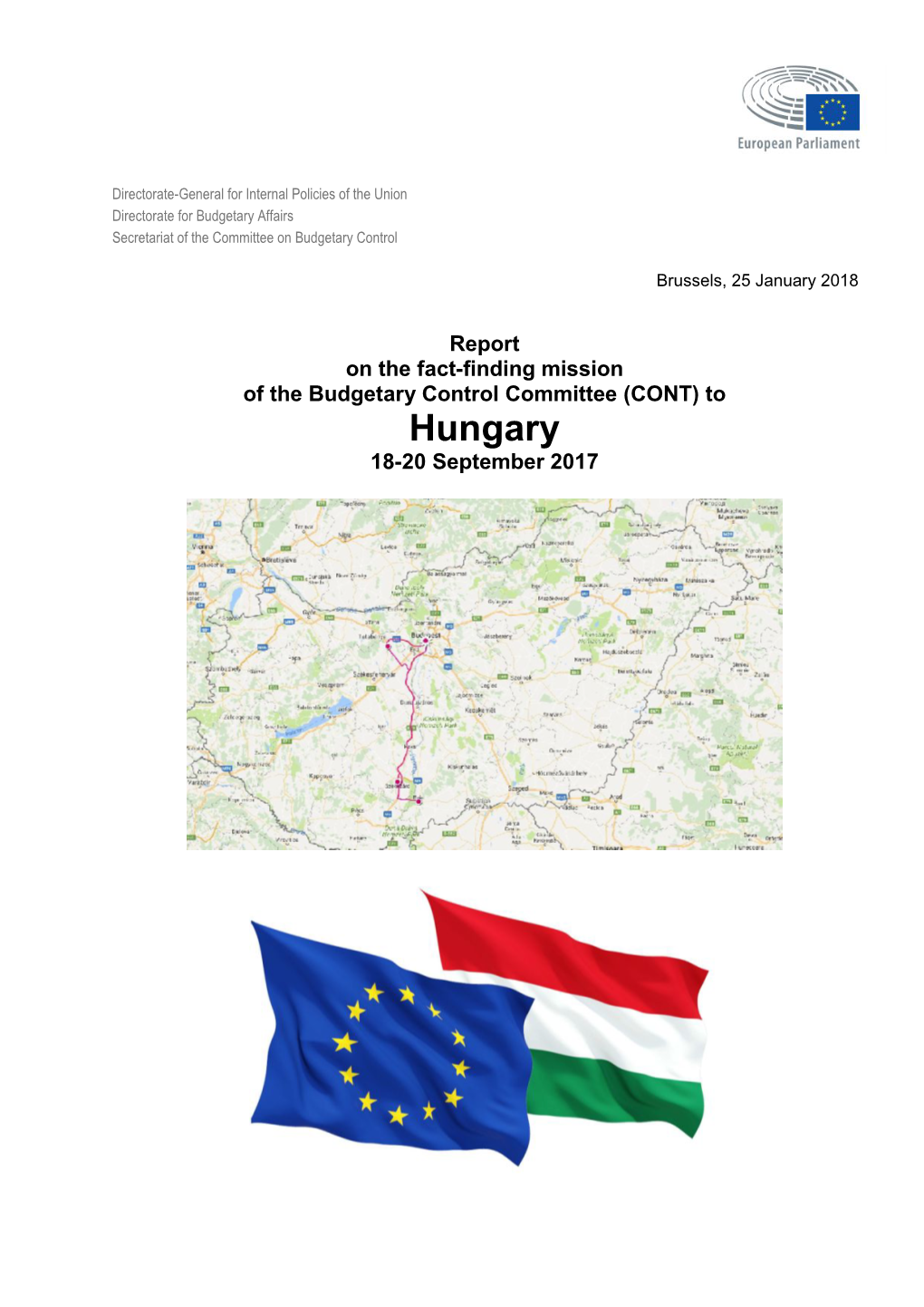 Hungary 18-20 September 2017 2 Summary and Recommendations