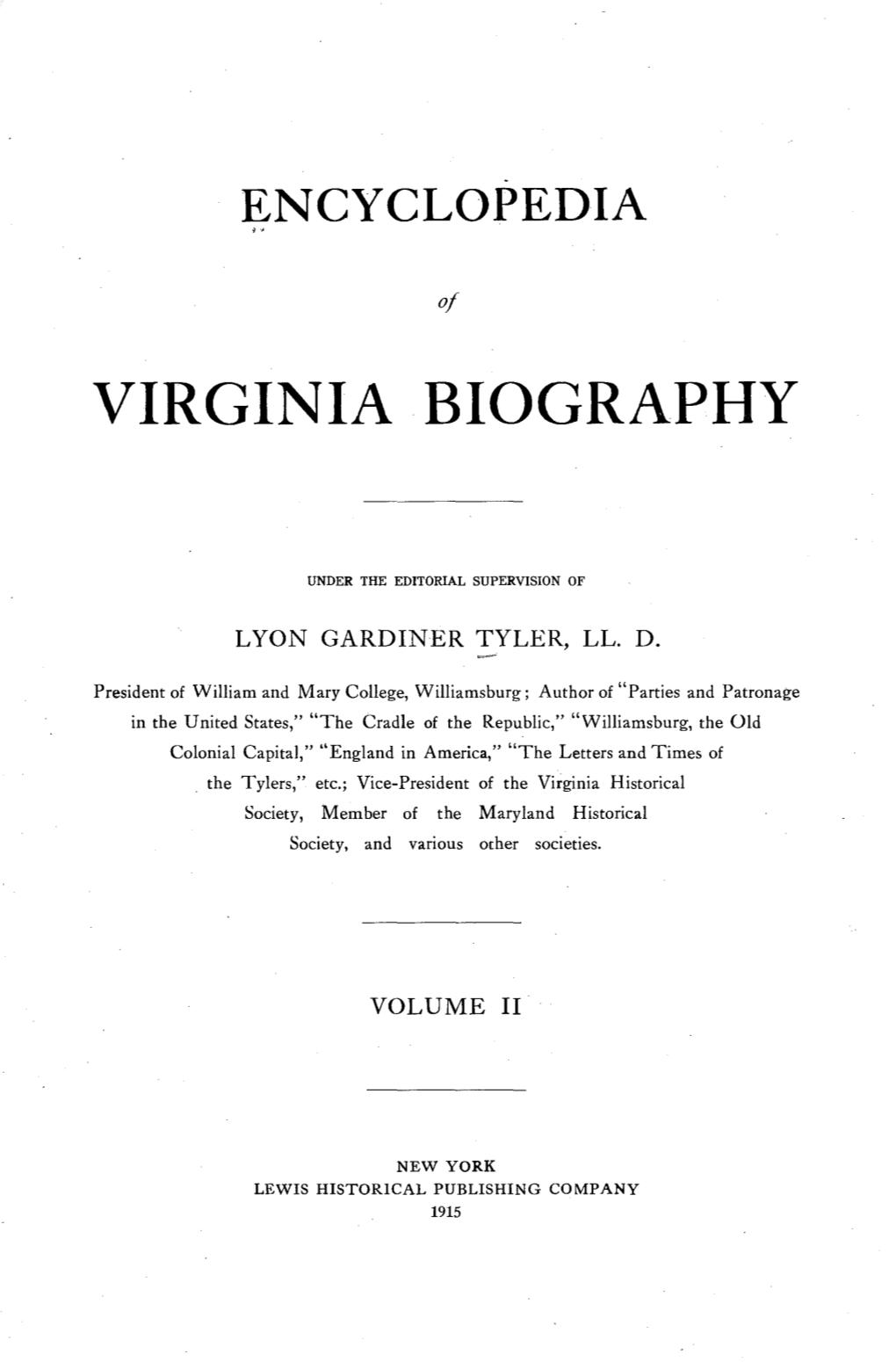 Virginia Biography