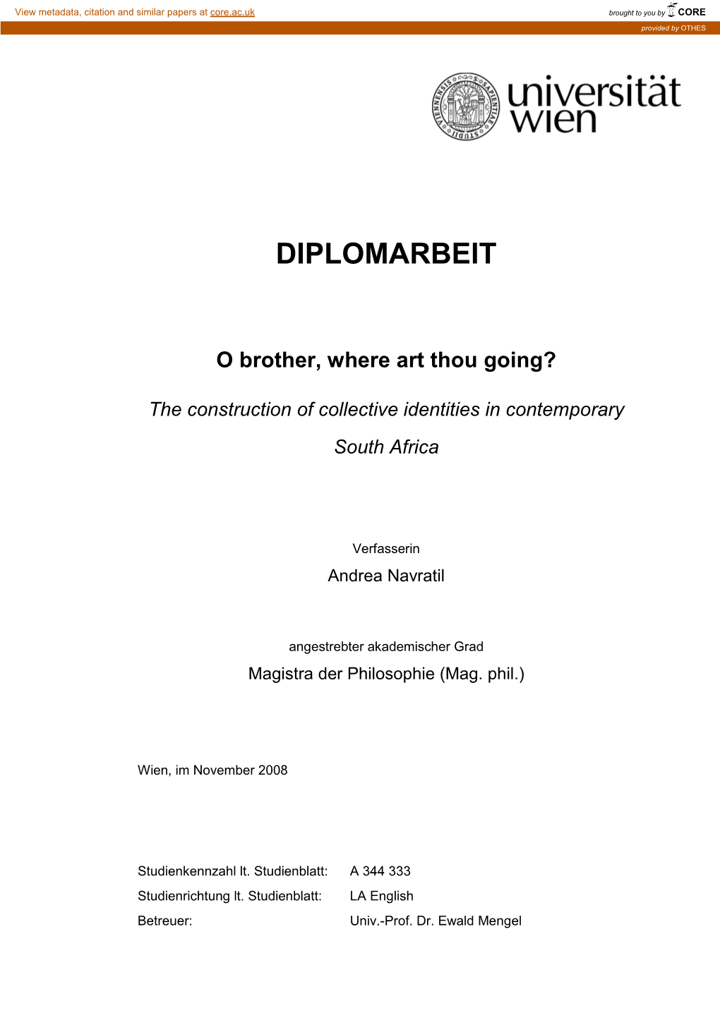 Diplomarbeit