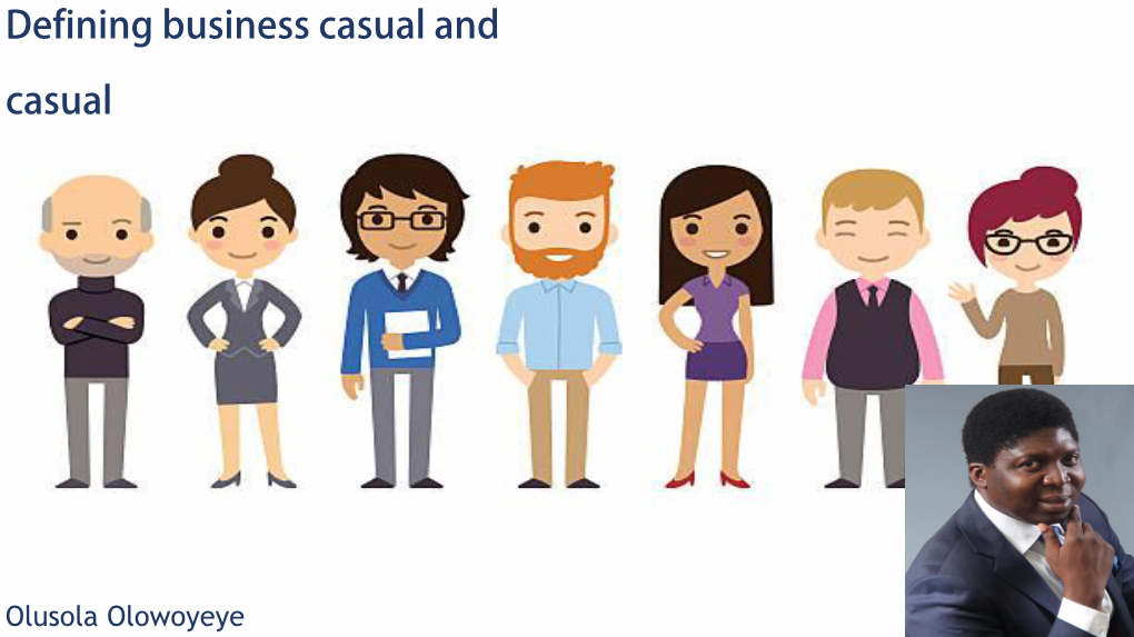 Defining Business Casual and Casual