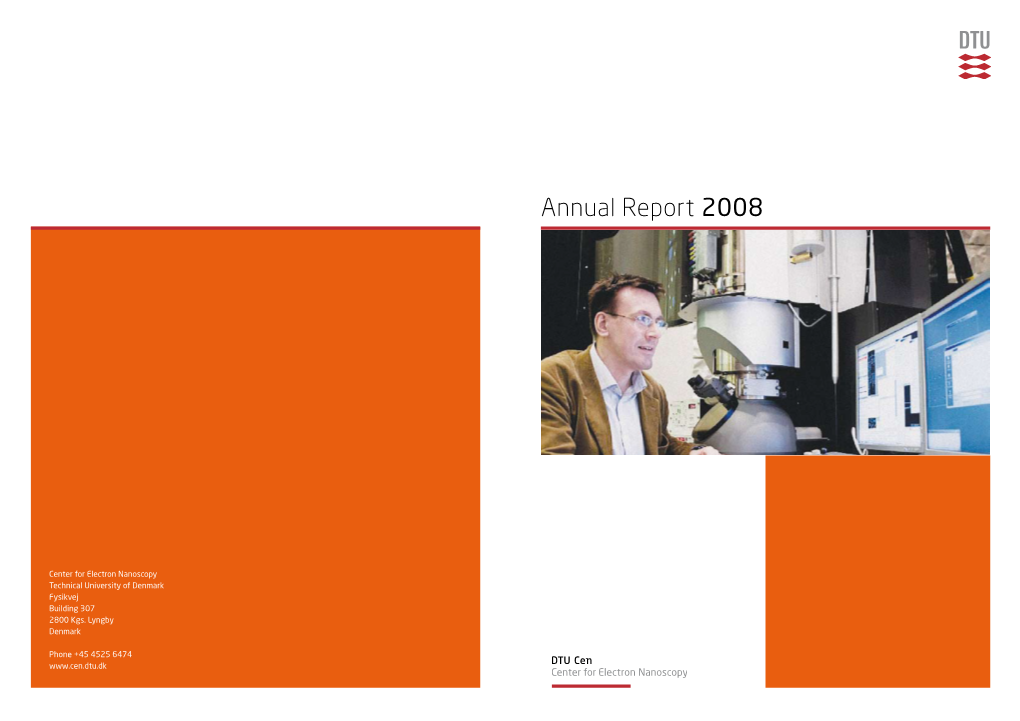 DTU Cen Annual Report for 2008