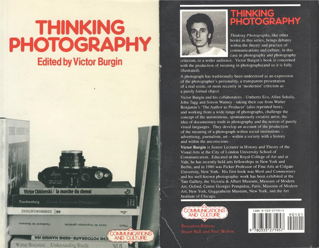 Chapter 4 on the Invention of Photographic Meaning