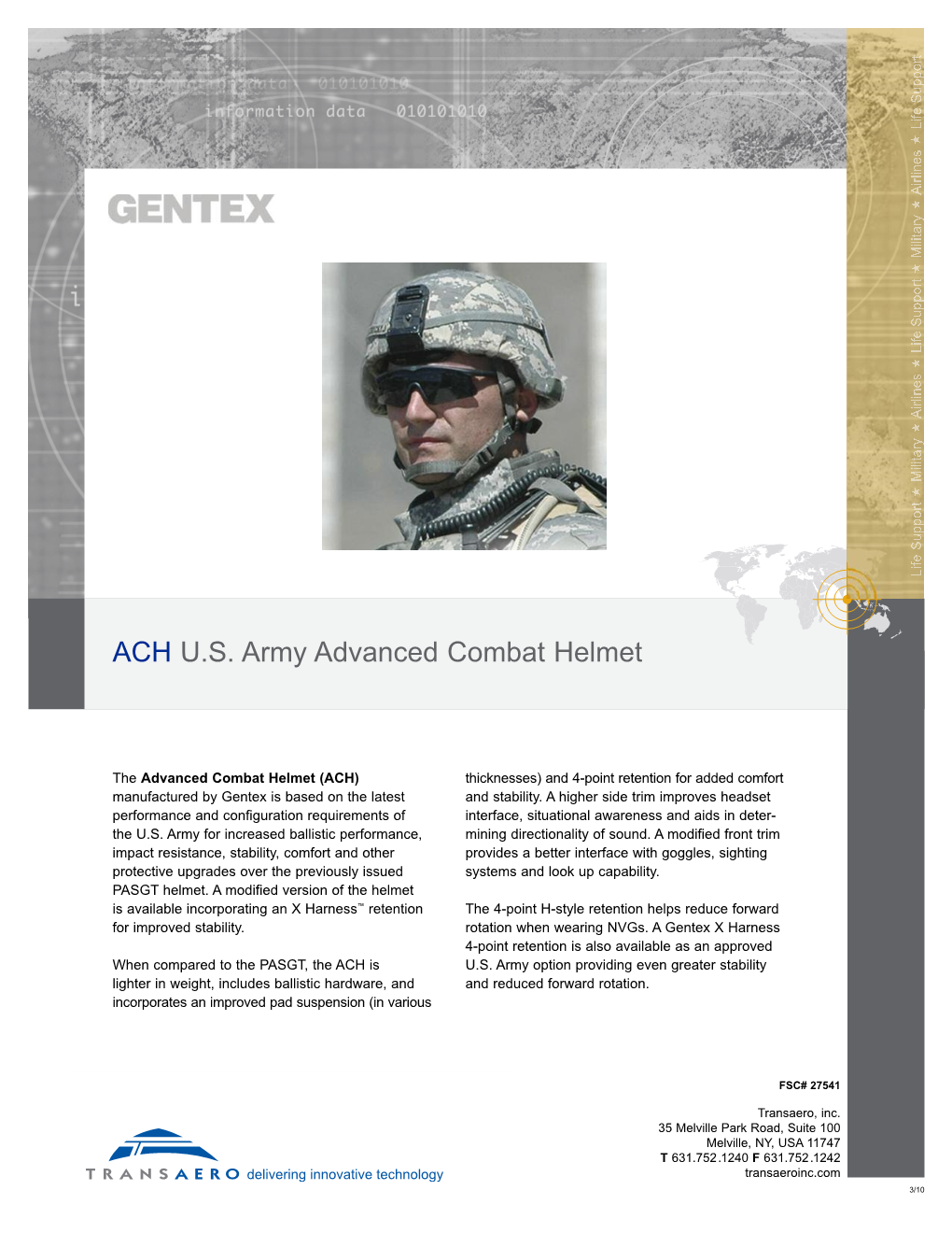 ACH U.S. Army Advanced Combat Helmet