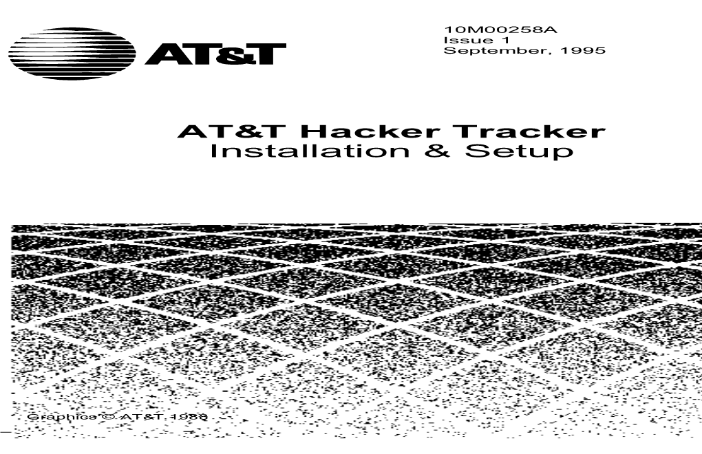 AT&T Hacker Tracker Installation & Setup