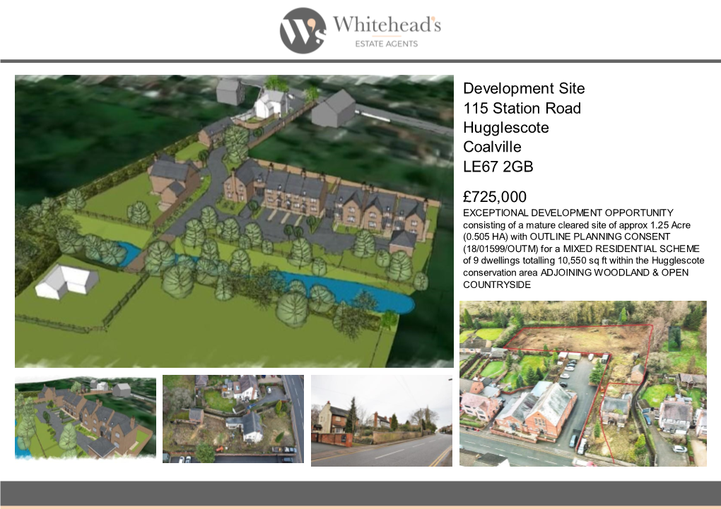 Development Site 115 Station Road Hugglescote Coalville LE67 2GB