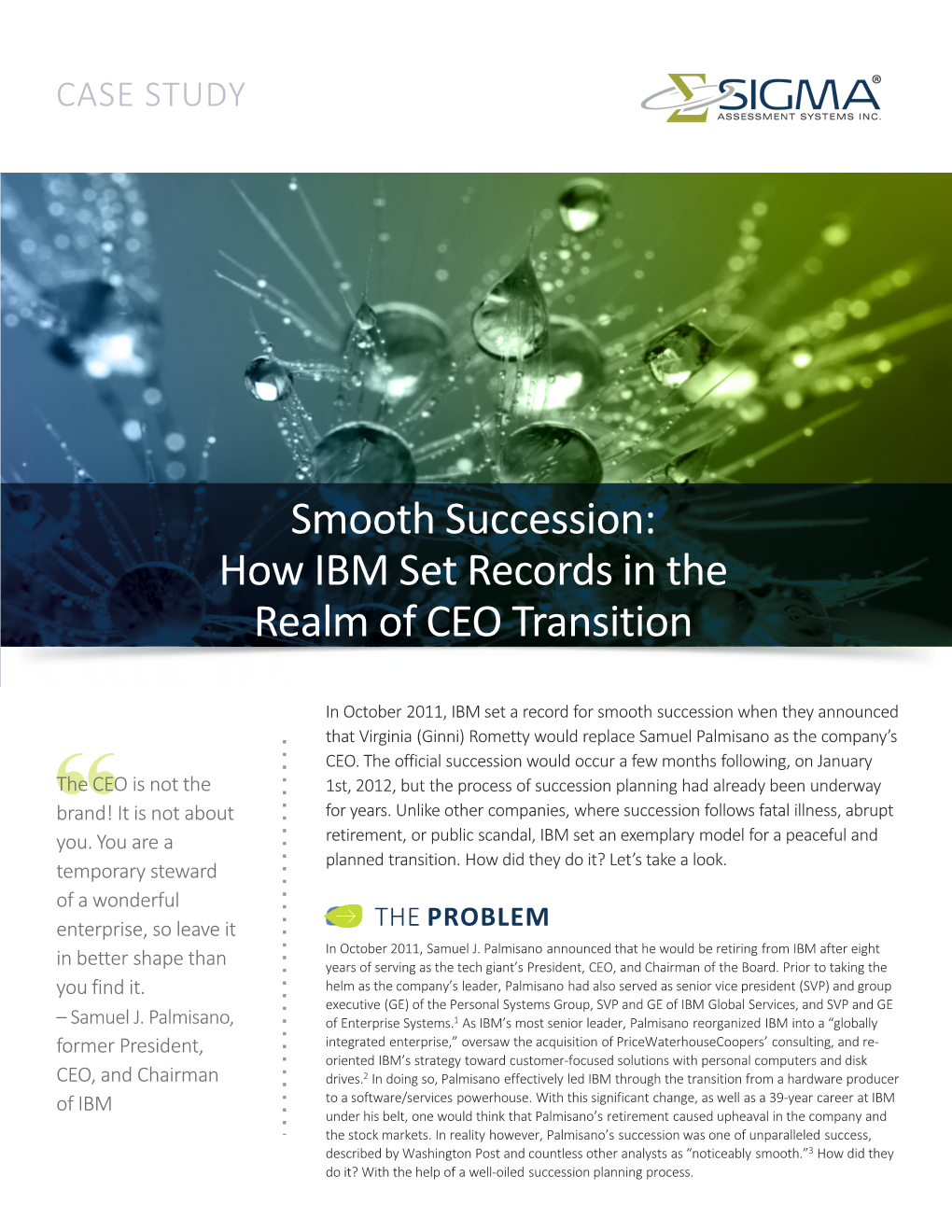 Smooth Succession: How IBM Set Records in the Realm of CEO Transition