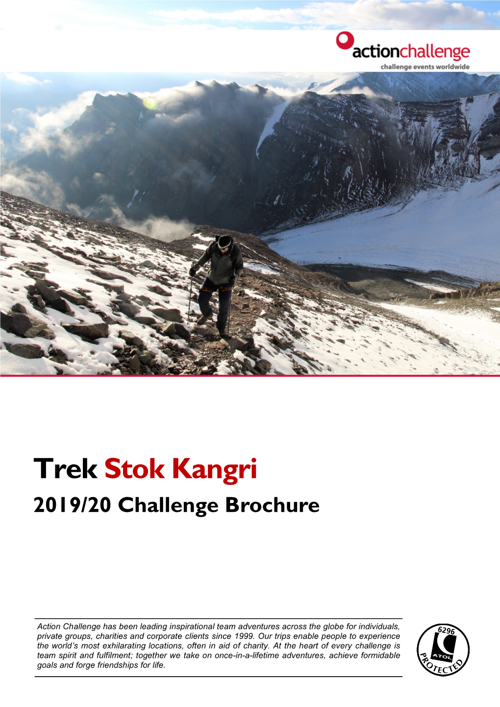 Trek Stok Kangri 2019/20 Challenge Brochure