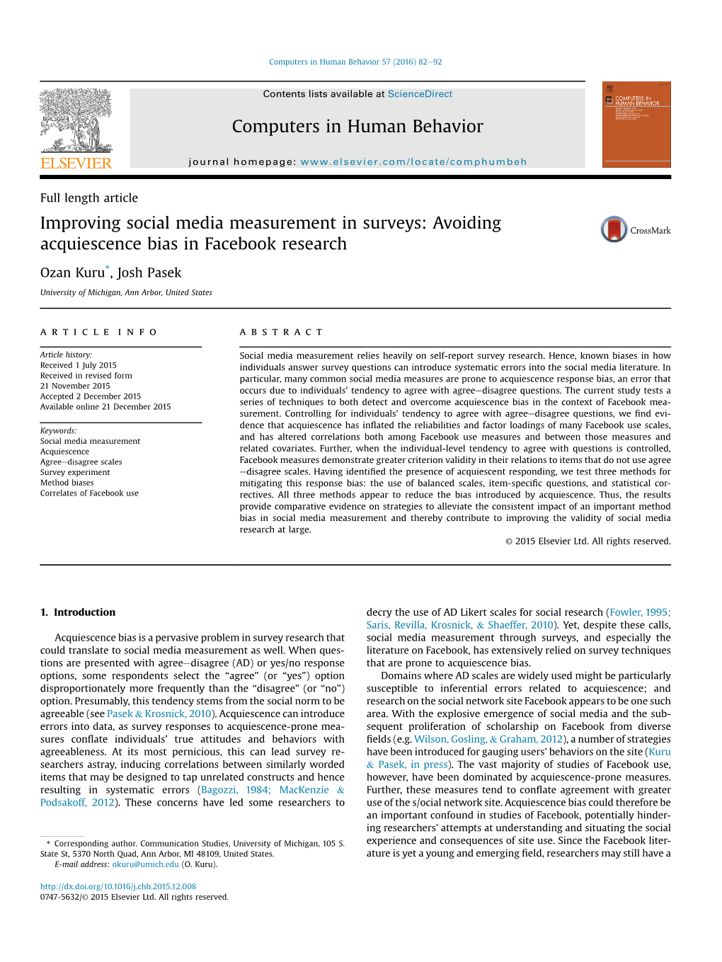Improving Social Media Measurement in Surveys: Avoiding Acquiescence Bias in Facebook Research