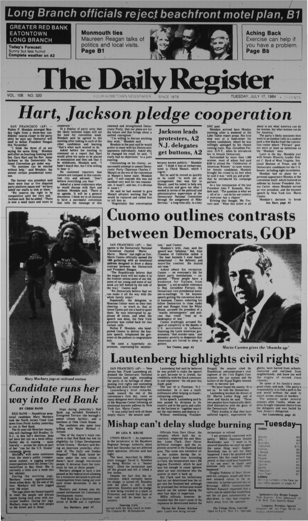 Hart, Jackson Pledge Cooperation