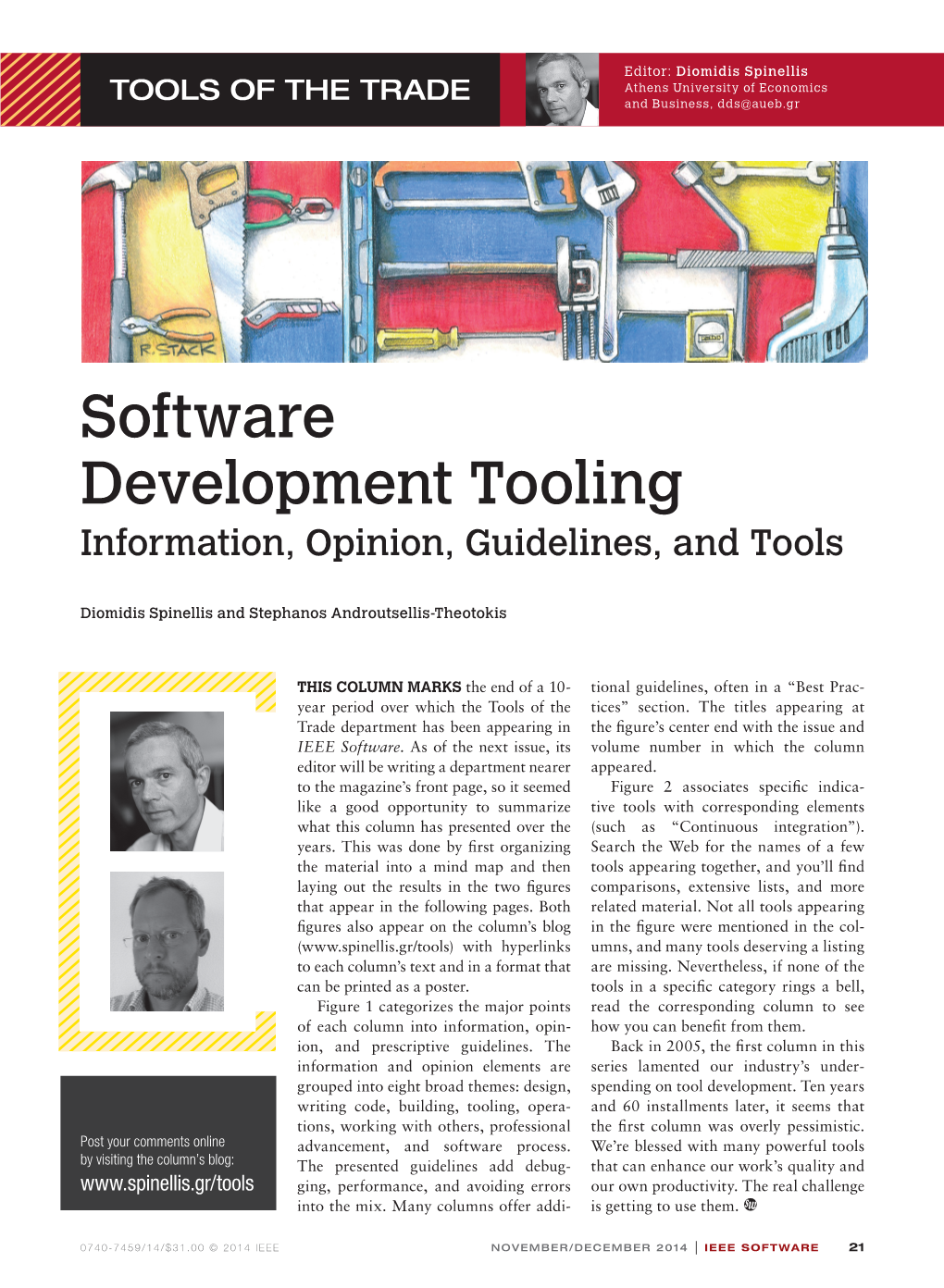 Software Development Tooling Information, Opinion, Guidelines, and Tools