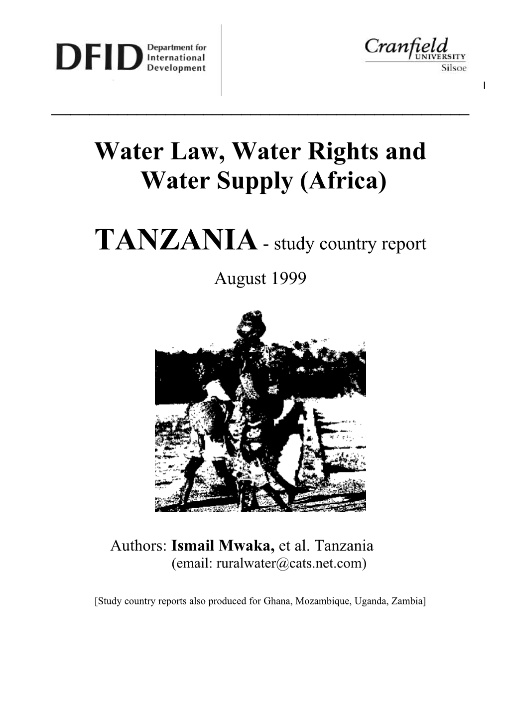 Water Law, Water Rights and Water Supply (Africa)