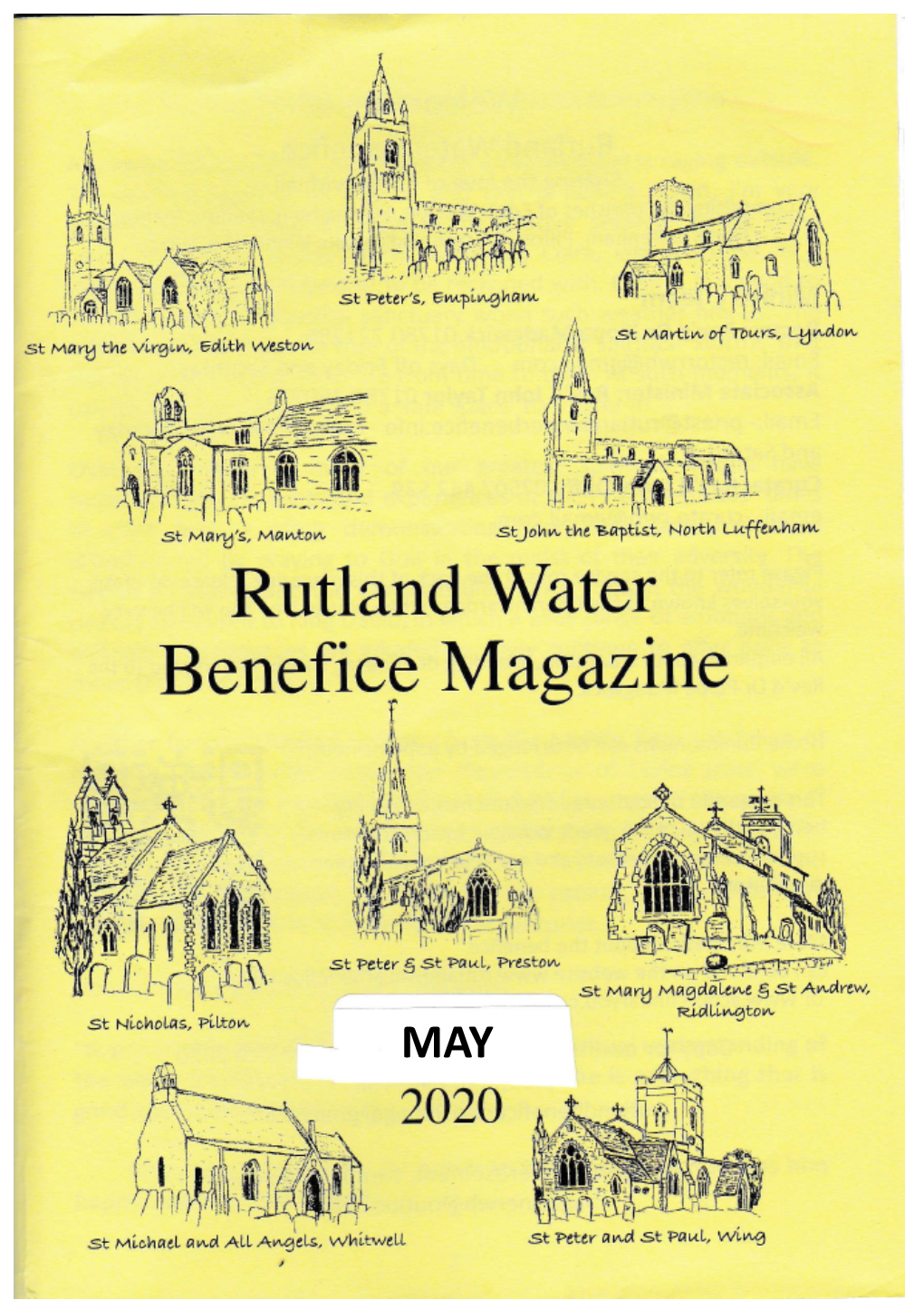 Rutland Water Benefice Mag May 2020 With