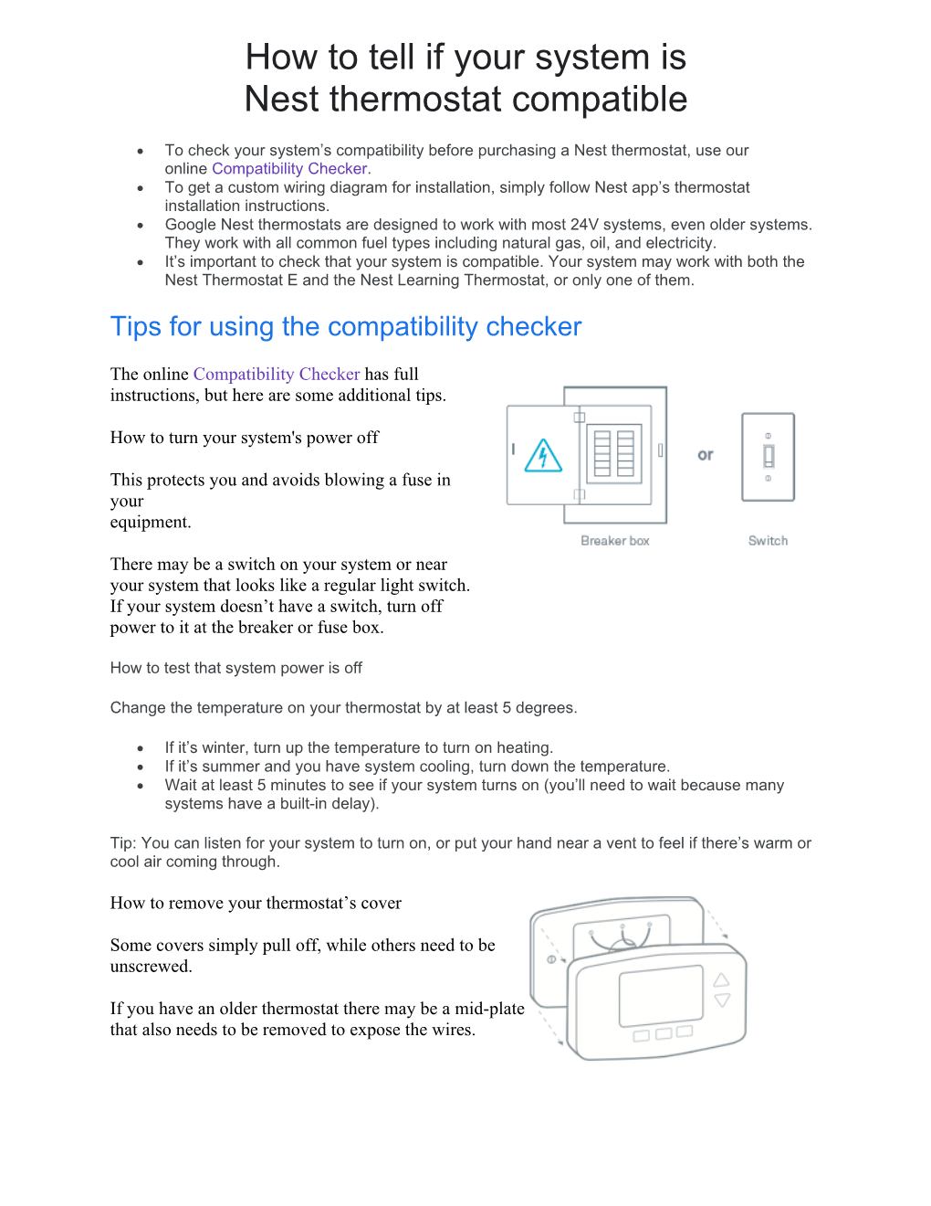 How to Tell If Your System Is Nest Thermostat Compatible