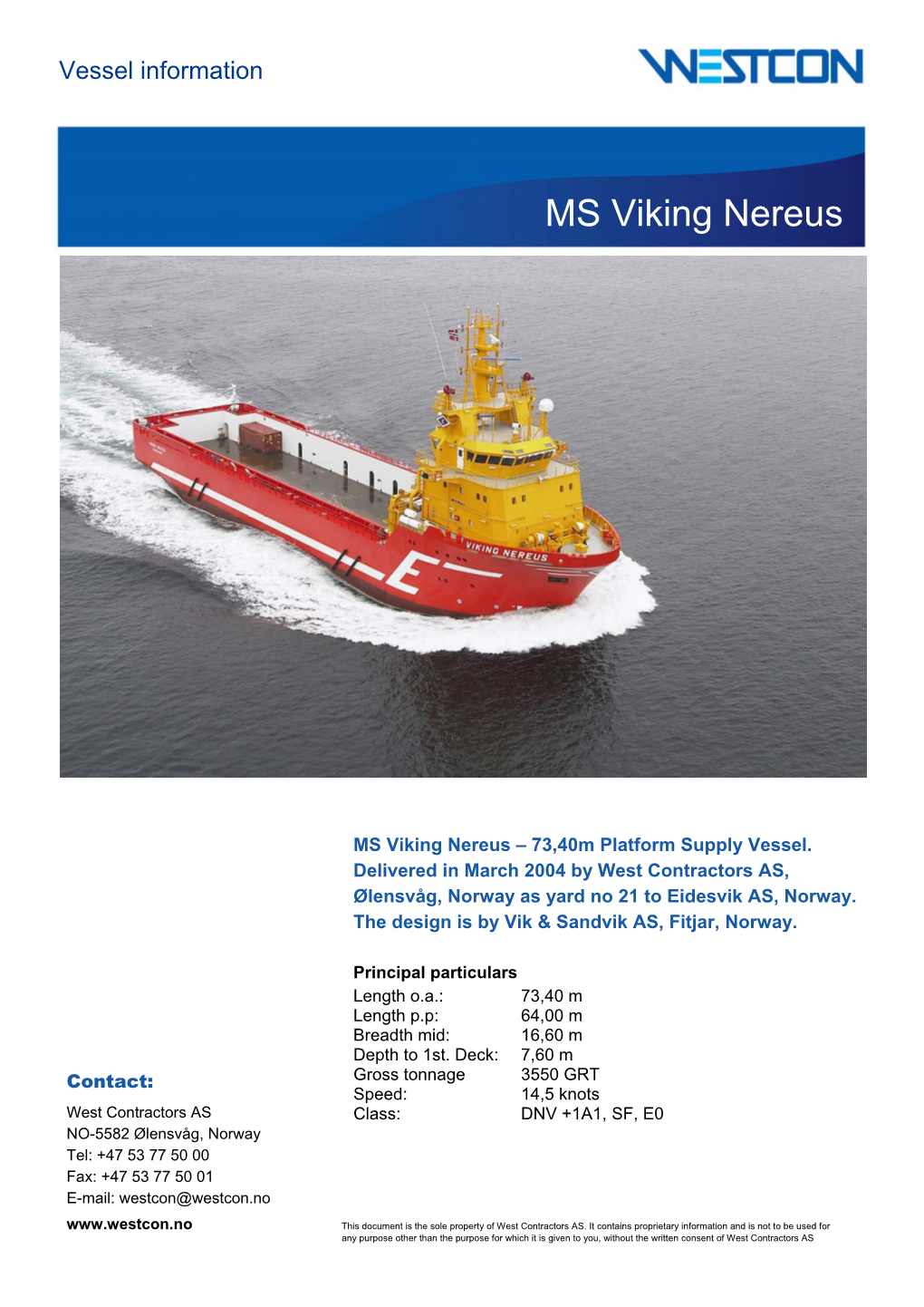 MS Viking Nereus