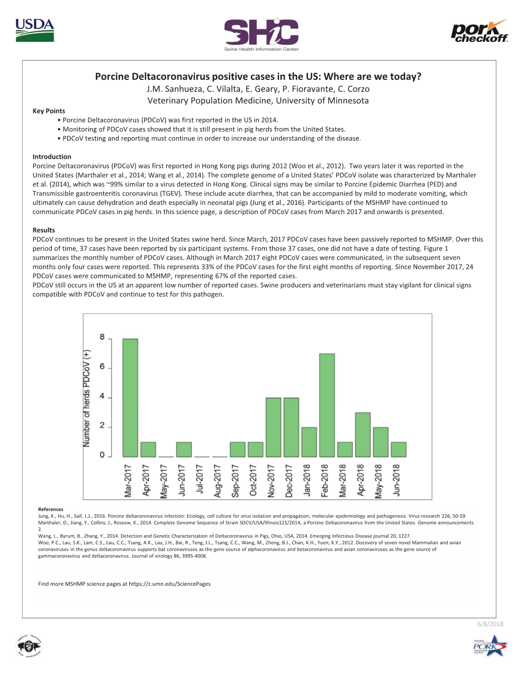 Porcine Deltacoronavirus Positive