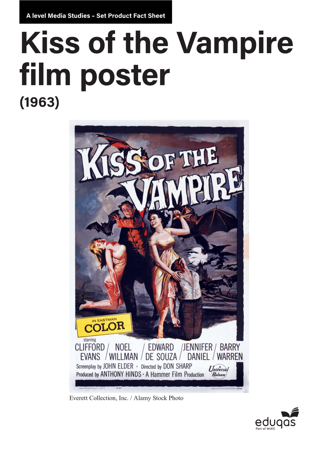 Kiss of the Vampire Film Poster (1963)