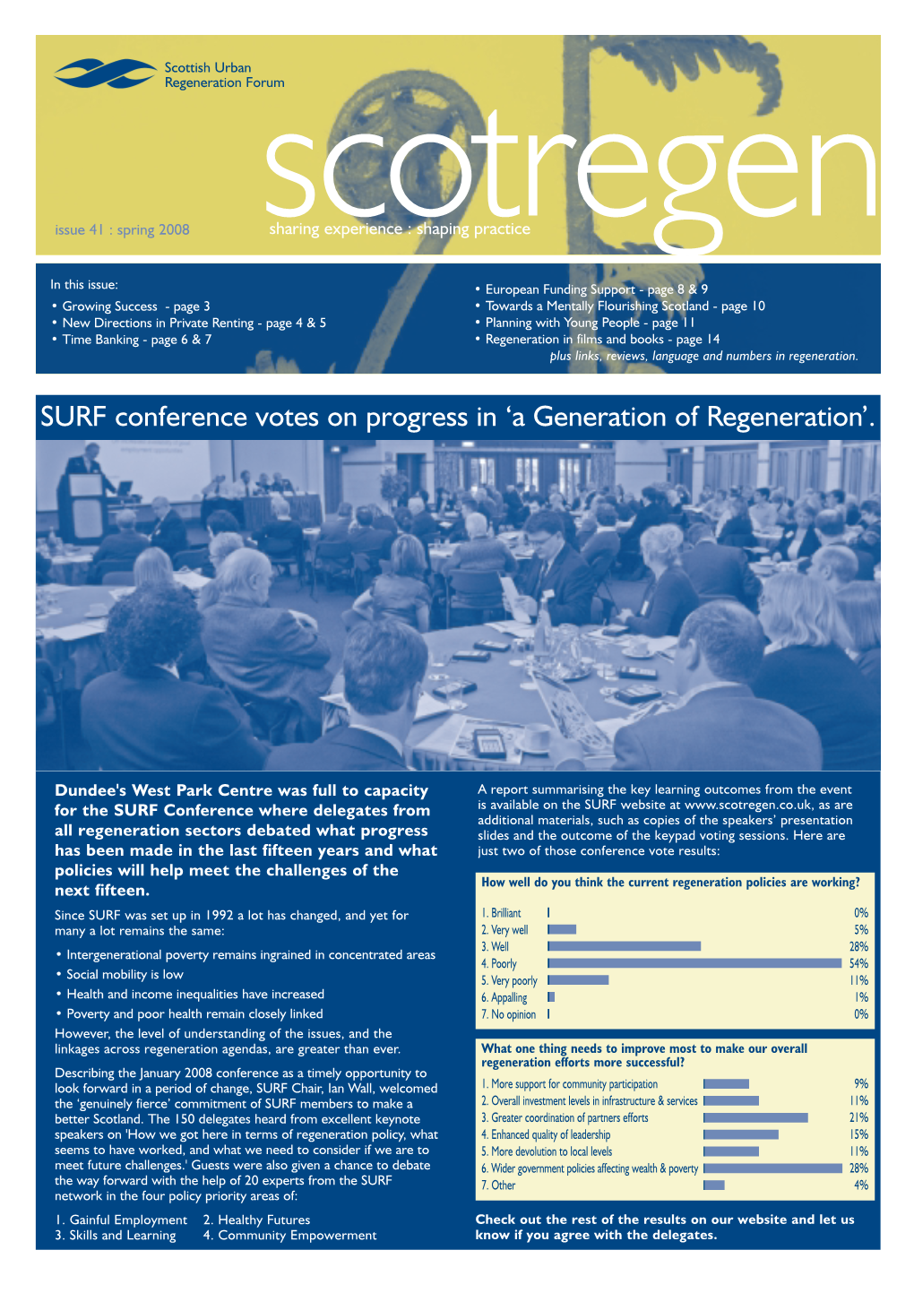 Scottish Regeneration Issue 41 (Spring 2008)
