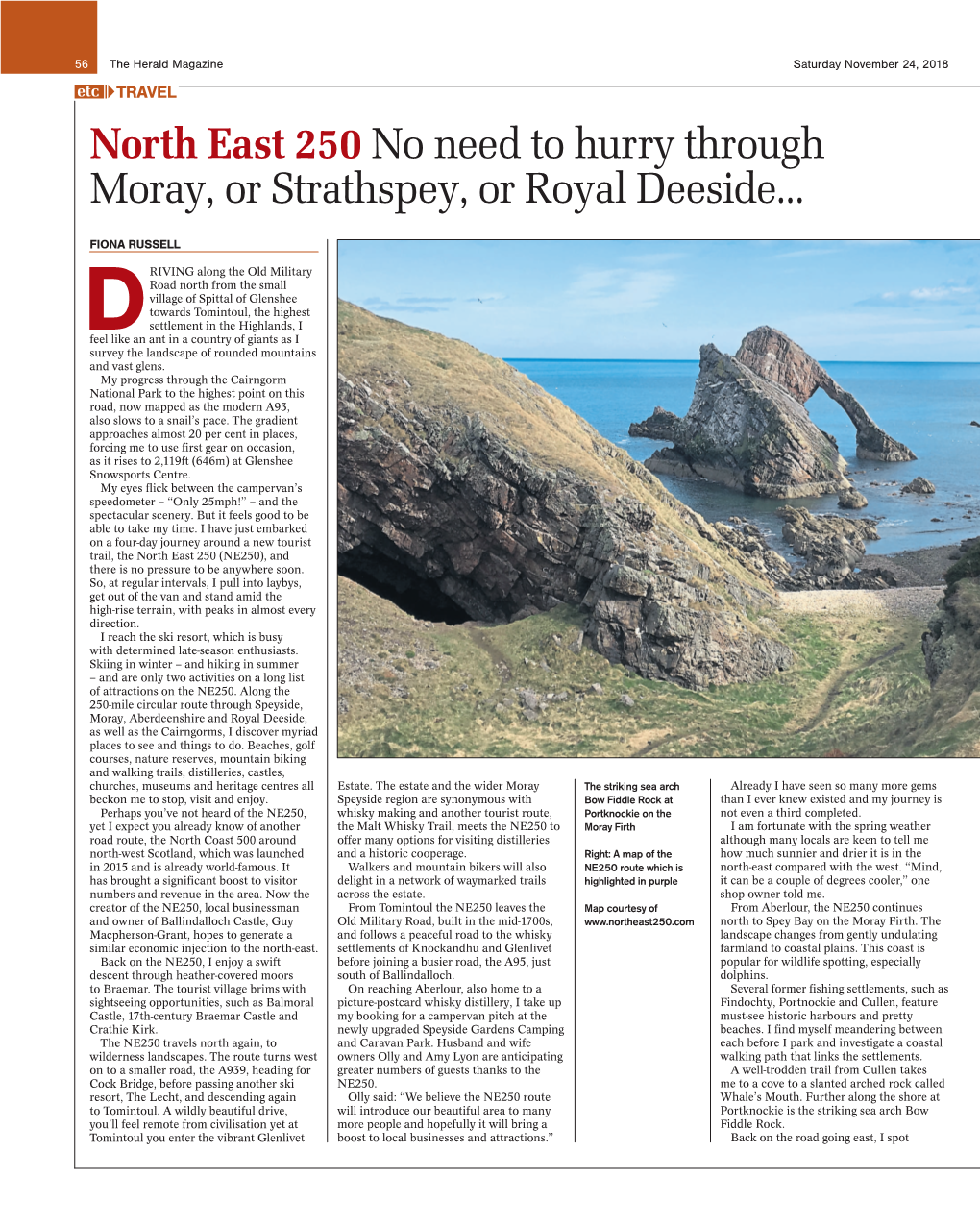 North East 250 No Need to Hurry Through Moray, Or Strathspey, Or Royal Deeside