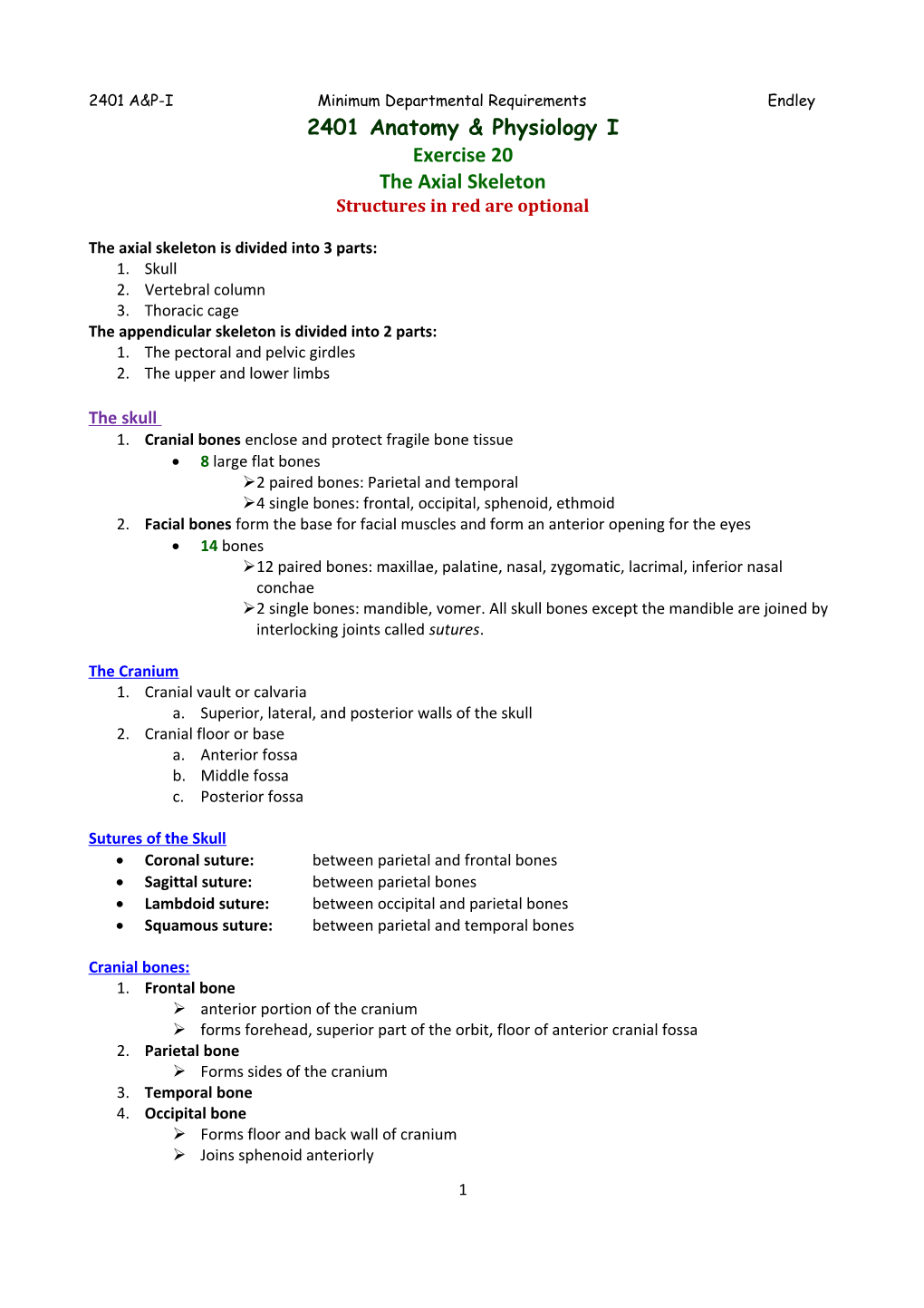 2401 A&P-Iminimum Departmental Requirementsendley