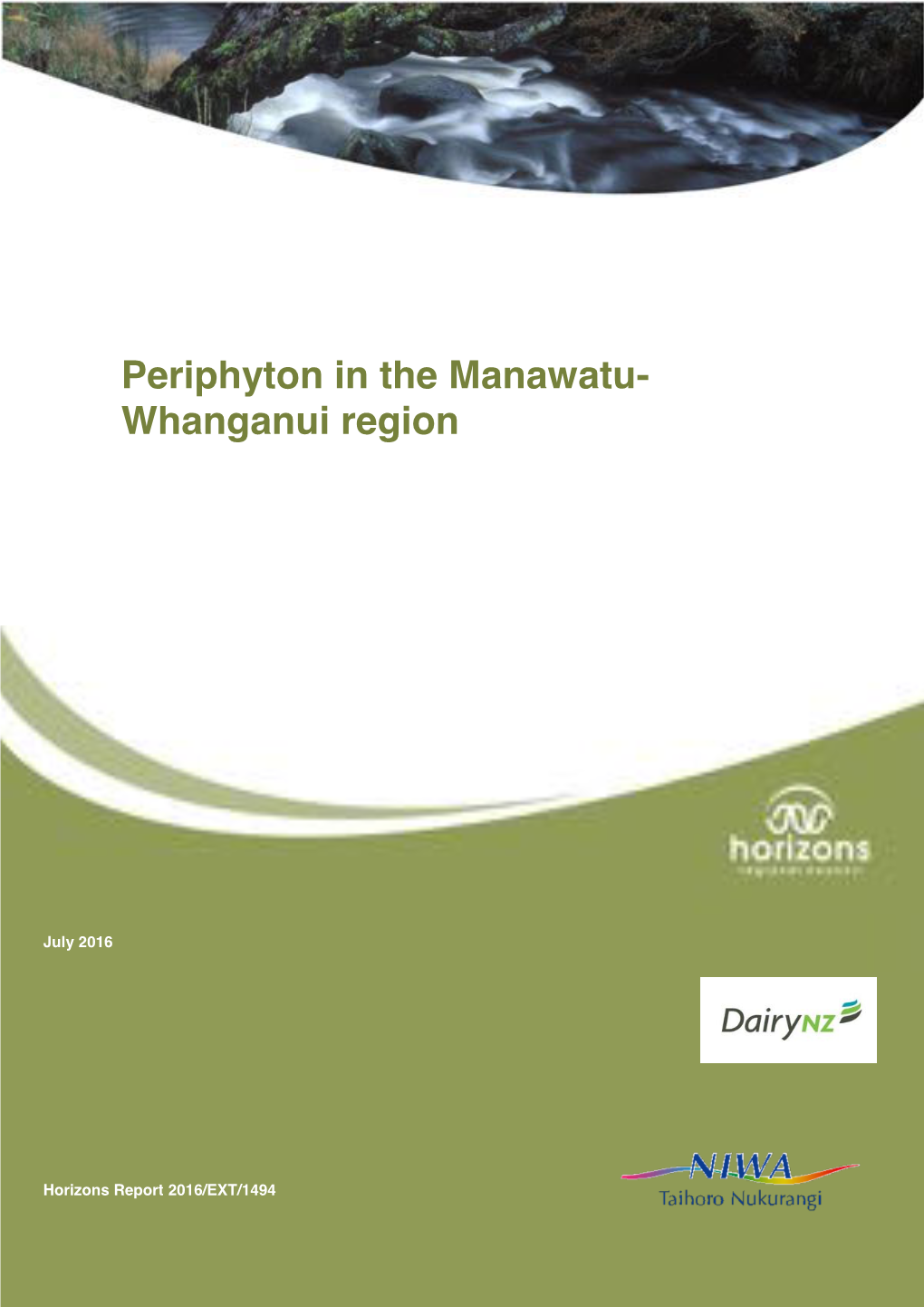 Periphyton in the Manawatu- Whanganui Region