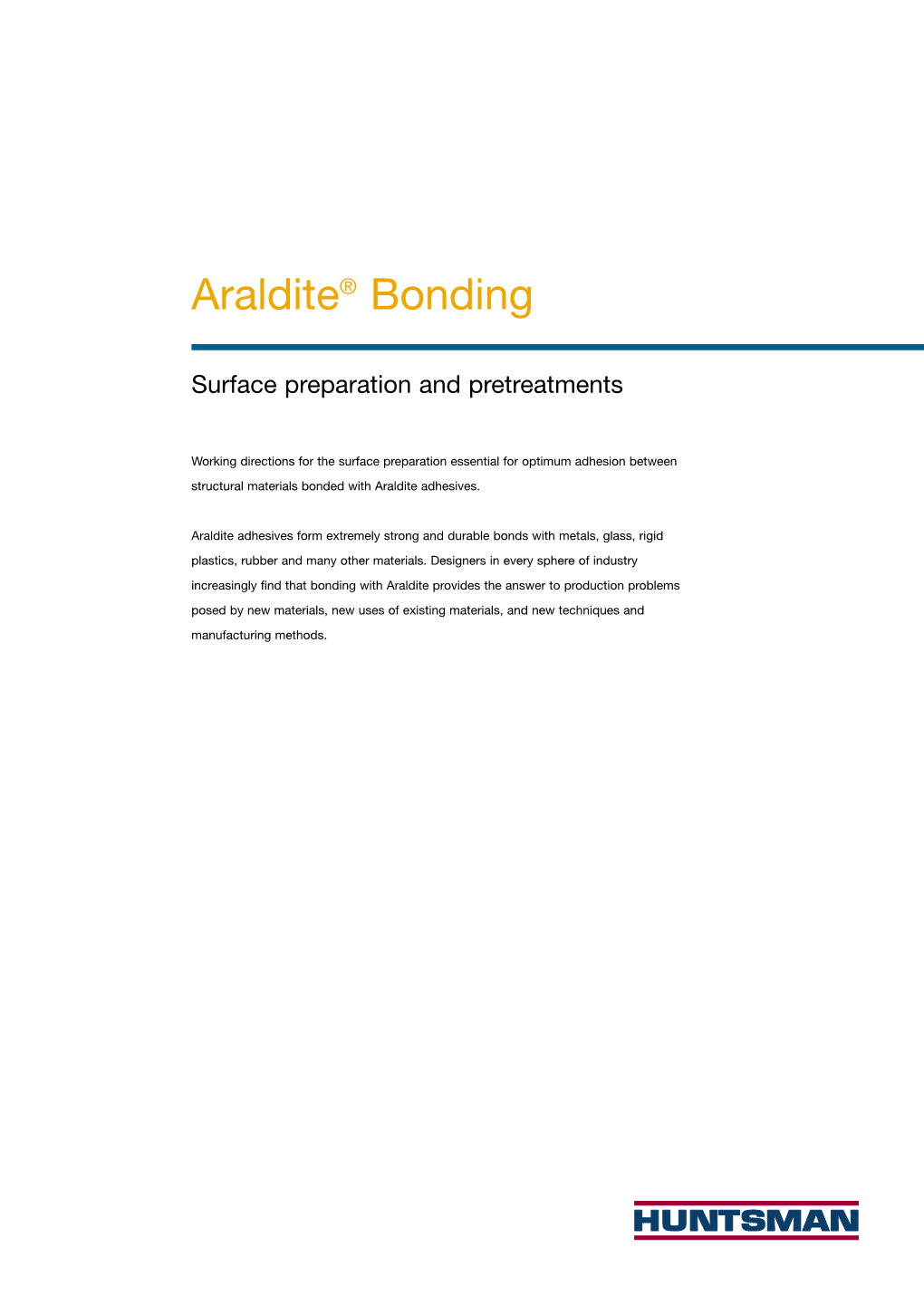 Araldite® Bonding