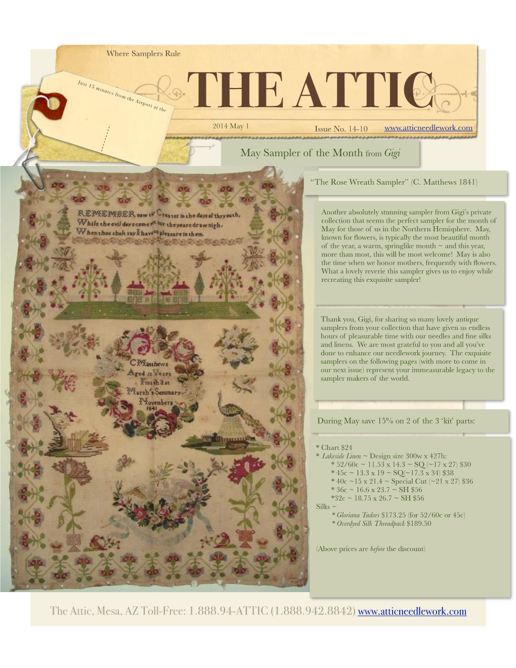 THE ATTIC 2014 May 1 Issue No