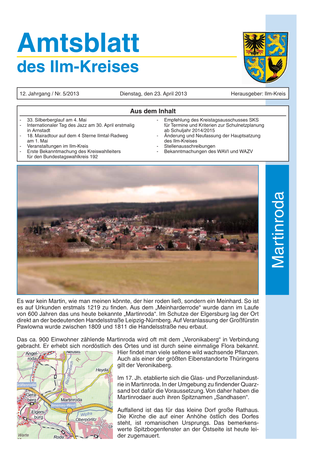 Amtsblatt Des Ilm-Kreises