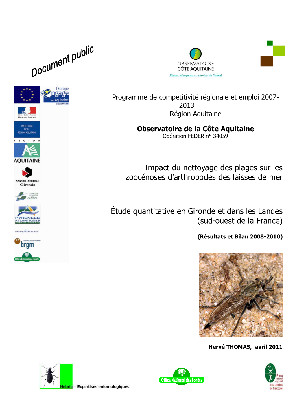 Impact Du Nettoyage Des Plages Sur Les Zoocénoses D'arthropodes Des