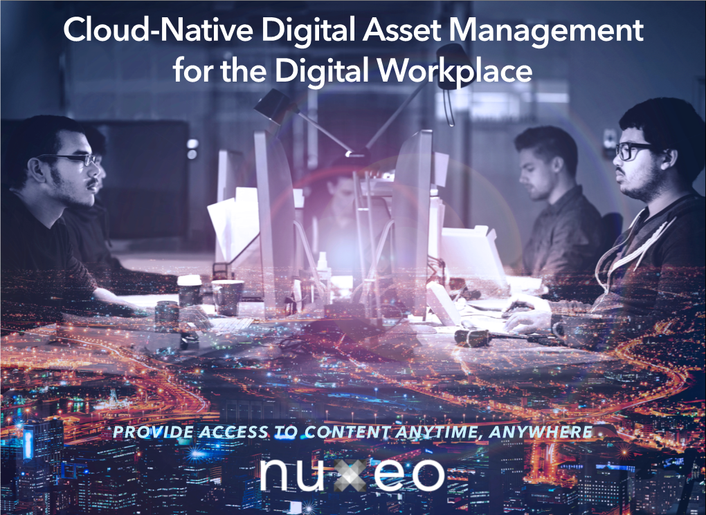 Cloud-Native Digital Asset Management for the Digital Workplace