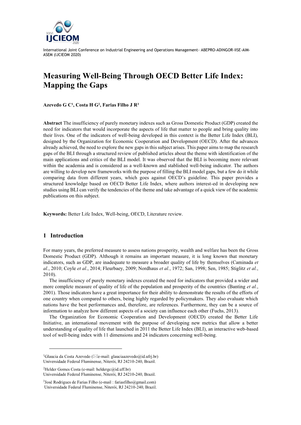 Measuring Well-Being Through OECD Better Life Index: Mapping the Gaps