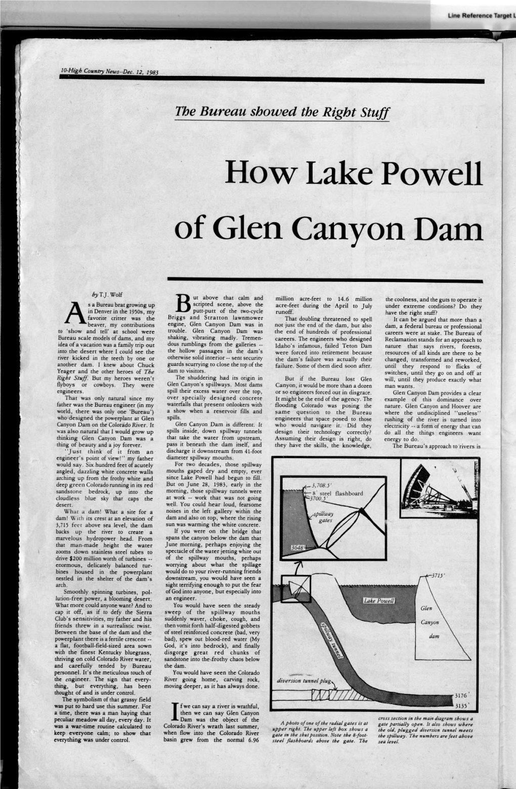 Of ,Glen Canyon Dam I~