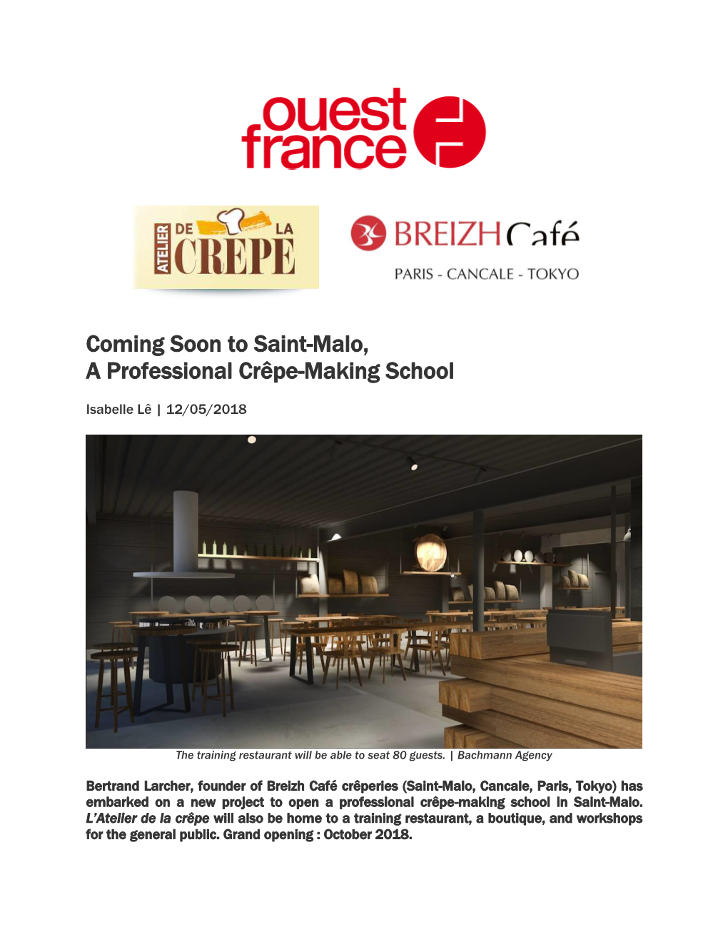 Coming Soon to Saint-Malo, a Professional Crêpe-Making School