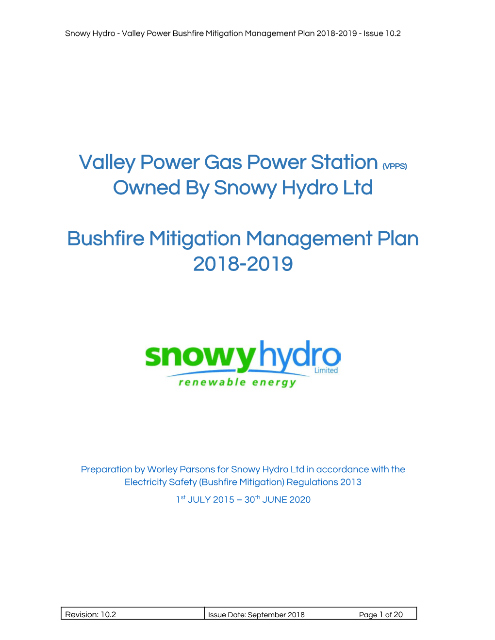 Valley Power Gas Power Station ​(VPPS) Owned by Snowy Hydro