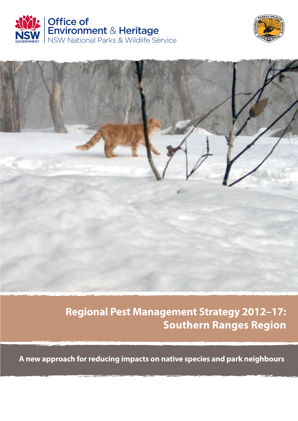 Regional Pest Management Strategy 2012–17: Southern Ranges Region