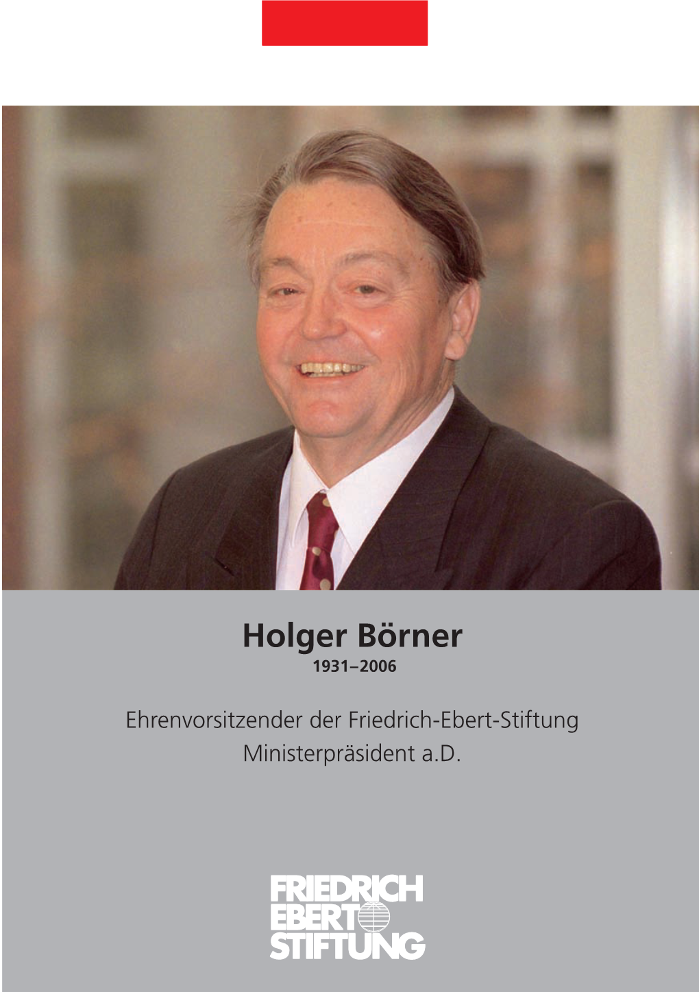 Holger Börner 1931–2006