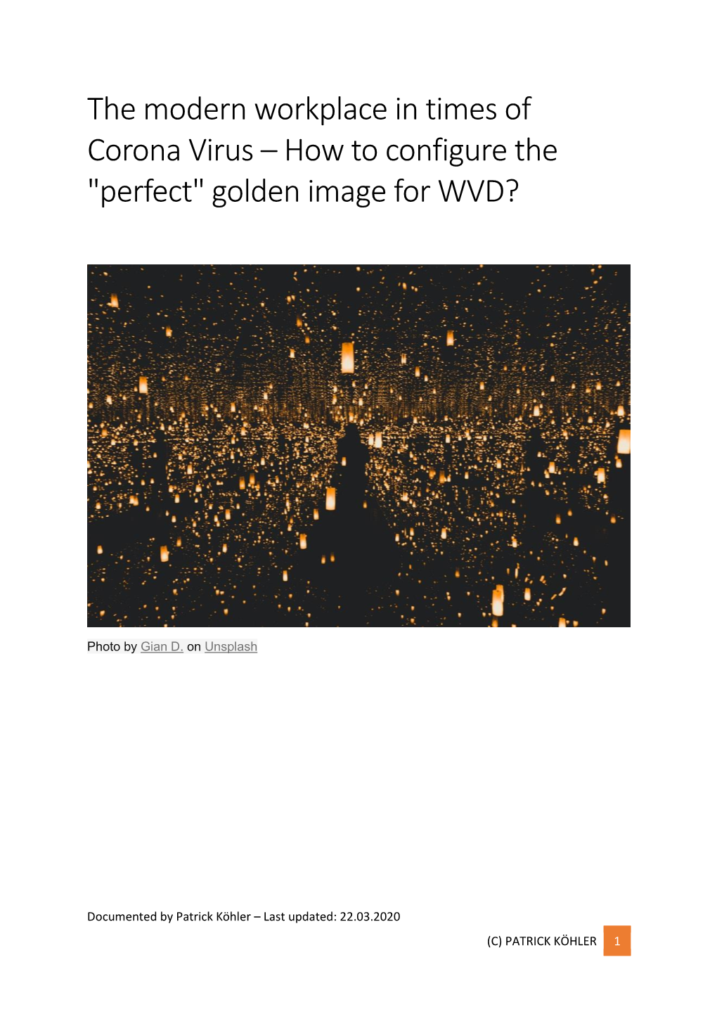 How to Configure the "Perfect" Golden Image for WVD?