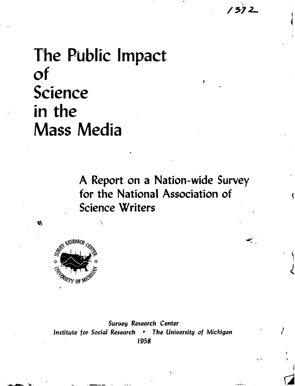 The Public Impact of Science in the Mass Media