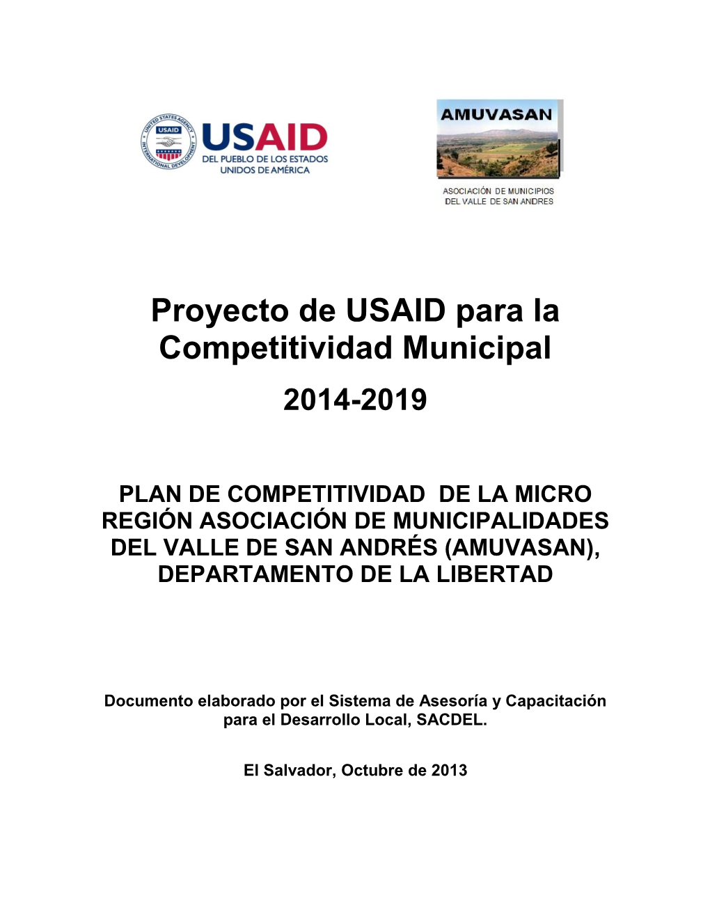 Proyecto De USAID Para La Competitividad Municipal