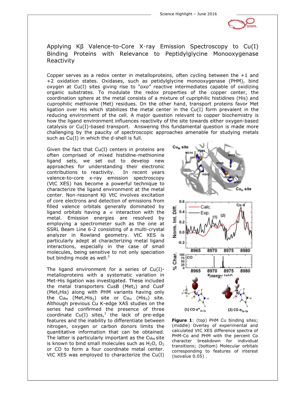 Applying Kβ Valence-To-Core X‑Ray Emission Spectroscopy to Cu(I) Binding Proteins with Relevance to Peptidylglycine Monooxygenase Reactivity