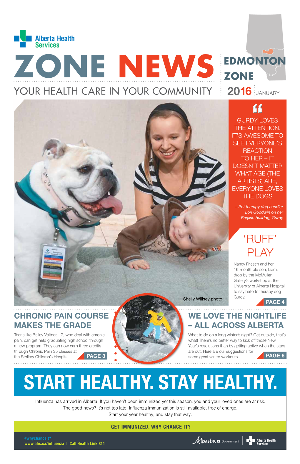 Edmonton Zone NEWS Zone Your Health Care in Your Community 2016 January