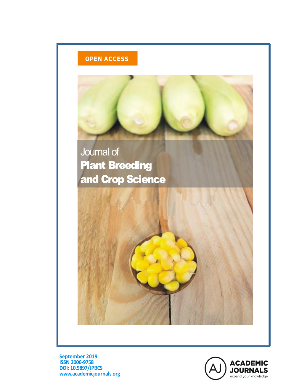 Journal of Plant Breeding and Crop Science