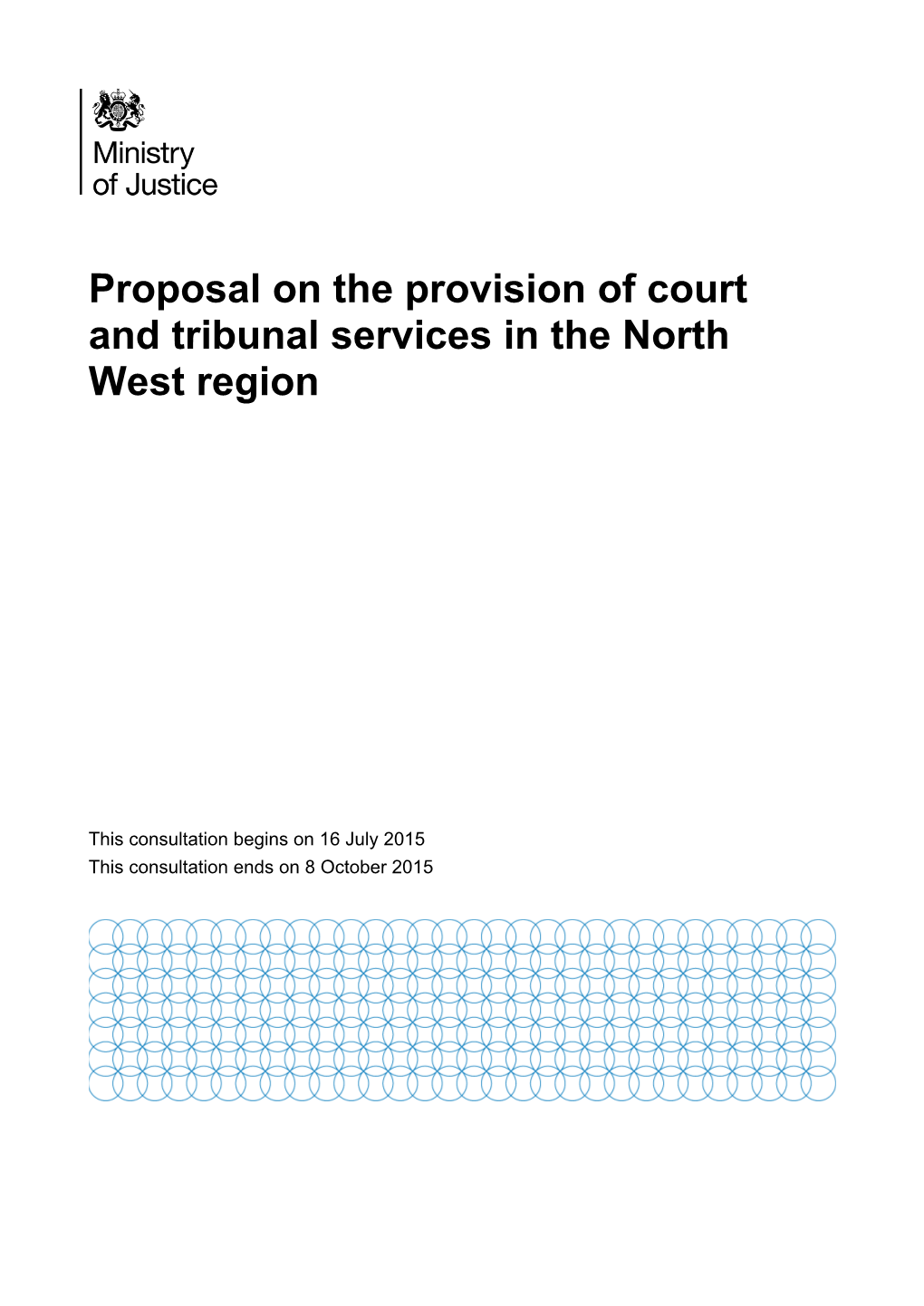 Ministry of Justice Consultation Paper