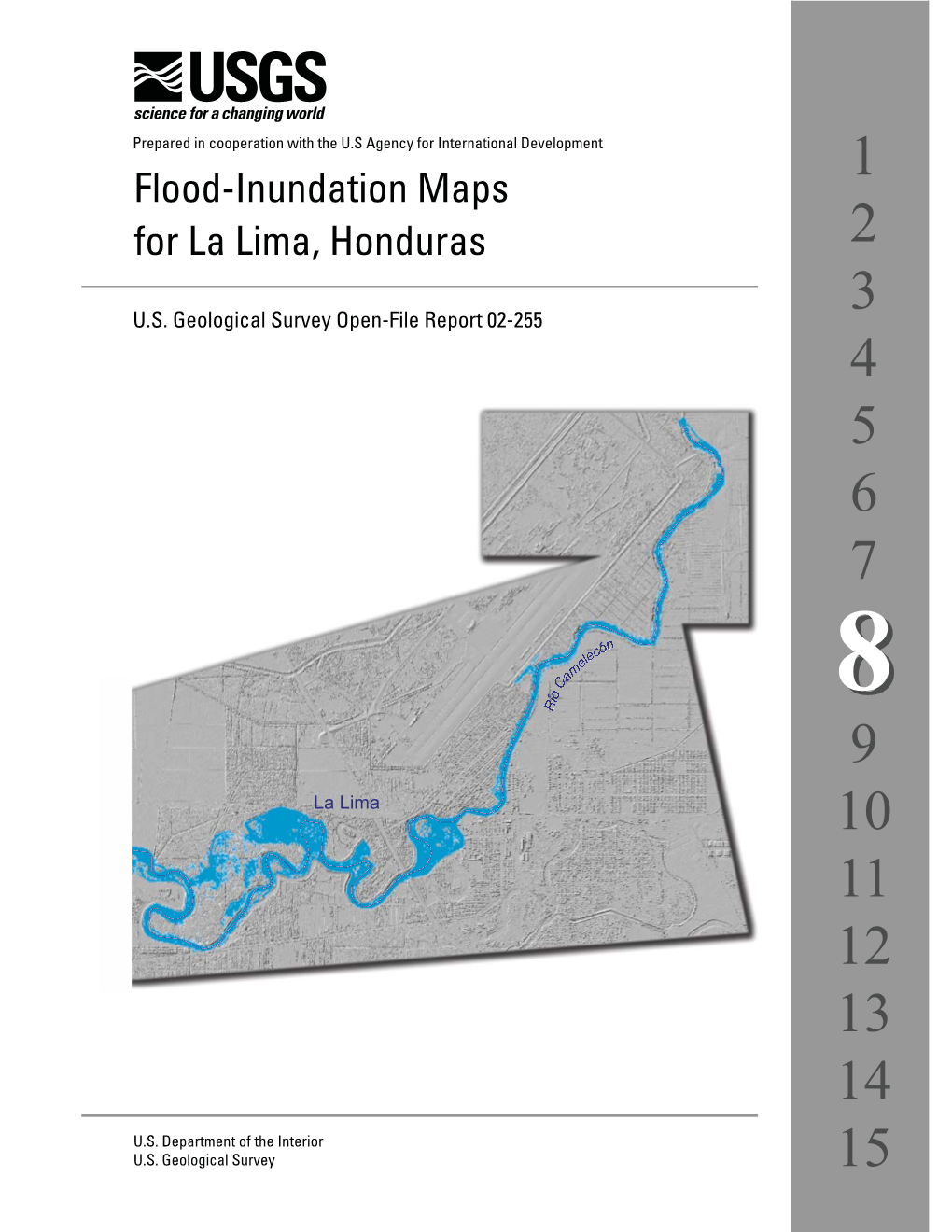 Flood-Inundation Maps for La Lima, Honduras