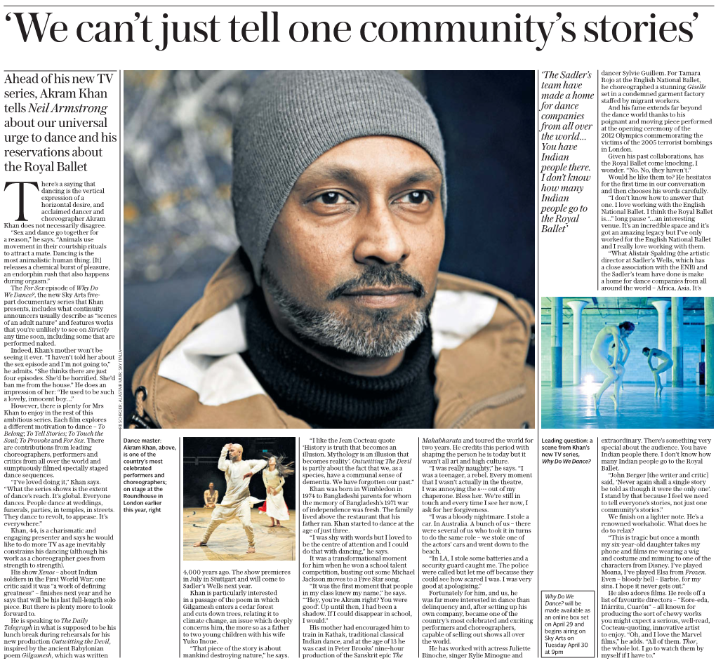 'We Can't Just Tell One Community's Stories'