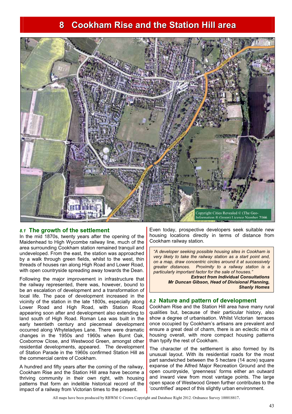 8 Cookham Rise and the Station Hill Area