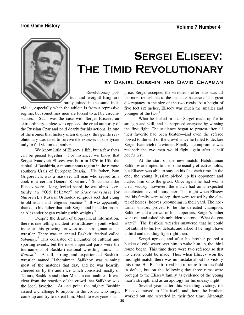 Sergei Eliseev: the Timid Revolutionary
