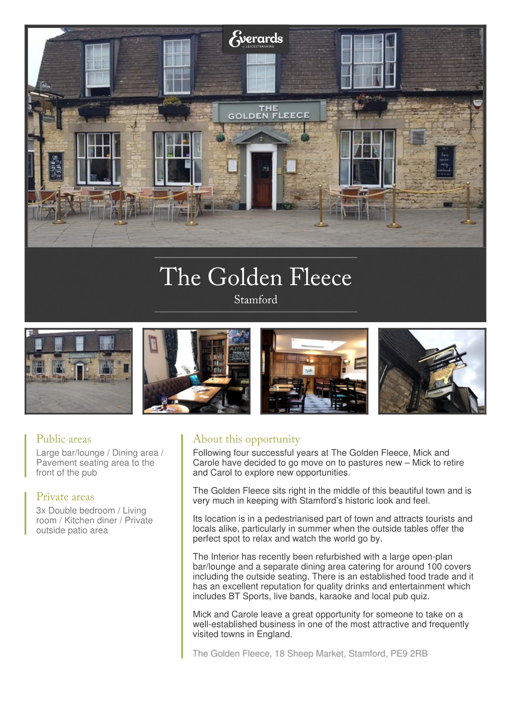 The Golden Fleece in Stamford