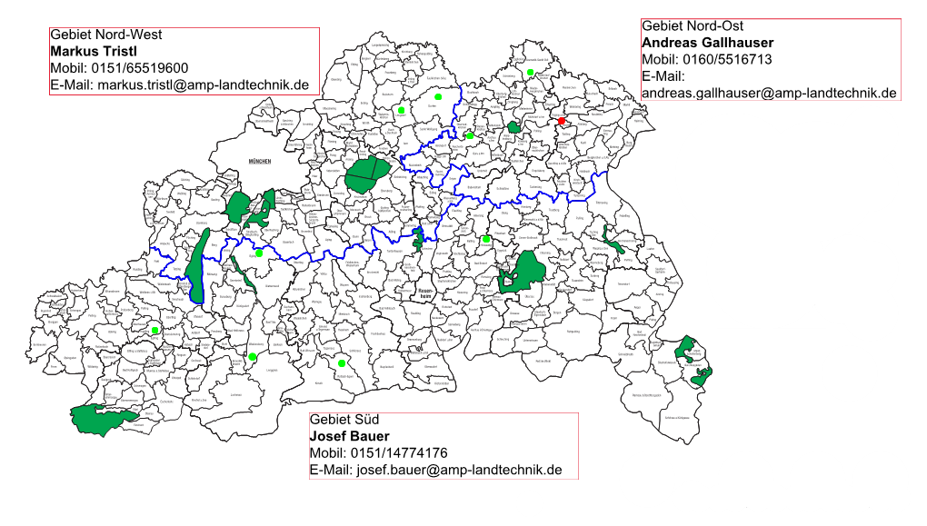 Markus.Tristl@Amp-Landtechnik.De Gebiet Süd Josef Bauer Mobil